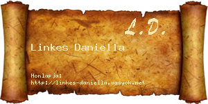 Linkes Daniella névjegykártya